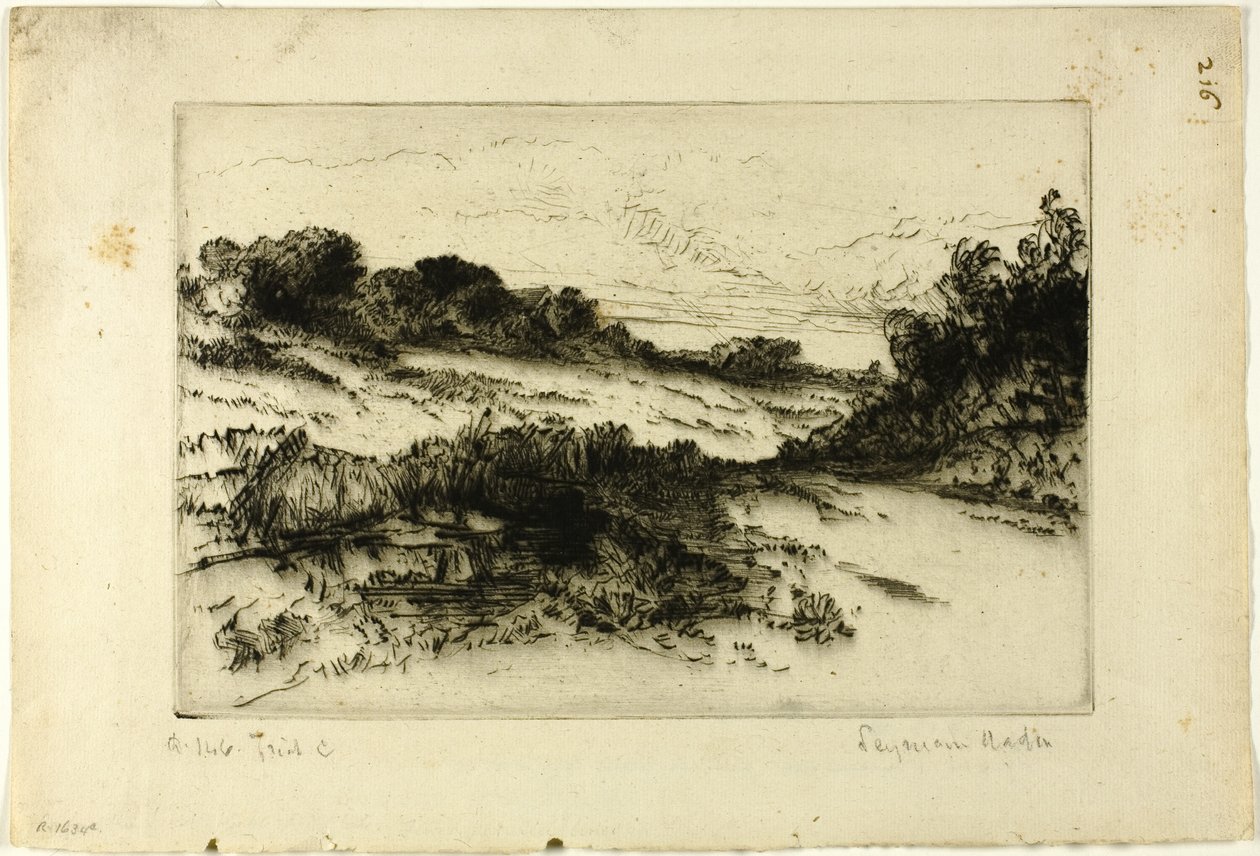 Windmill Hill, nr. I af Francis Seymour Haden