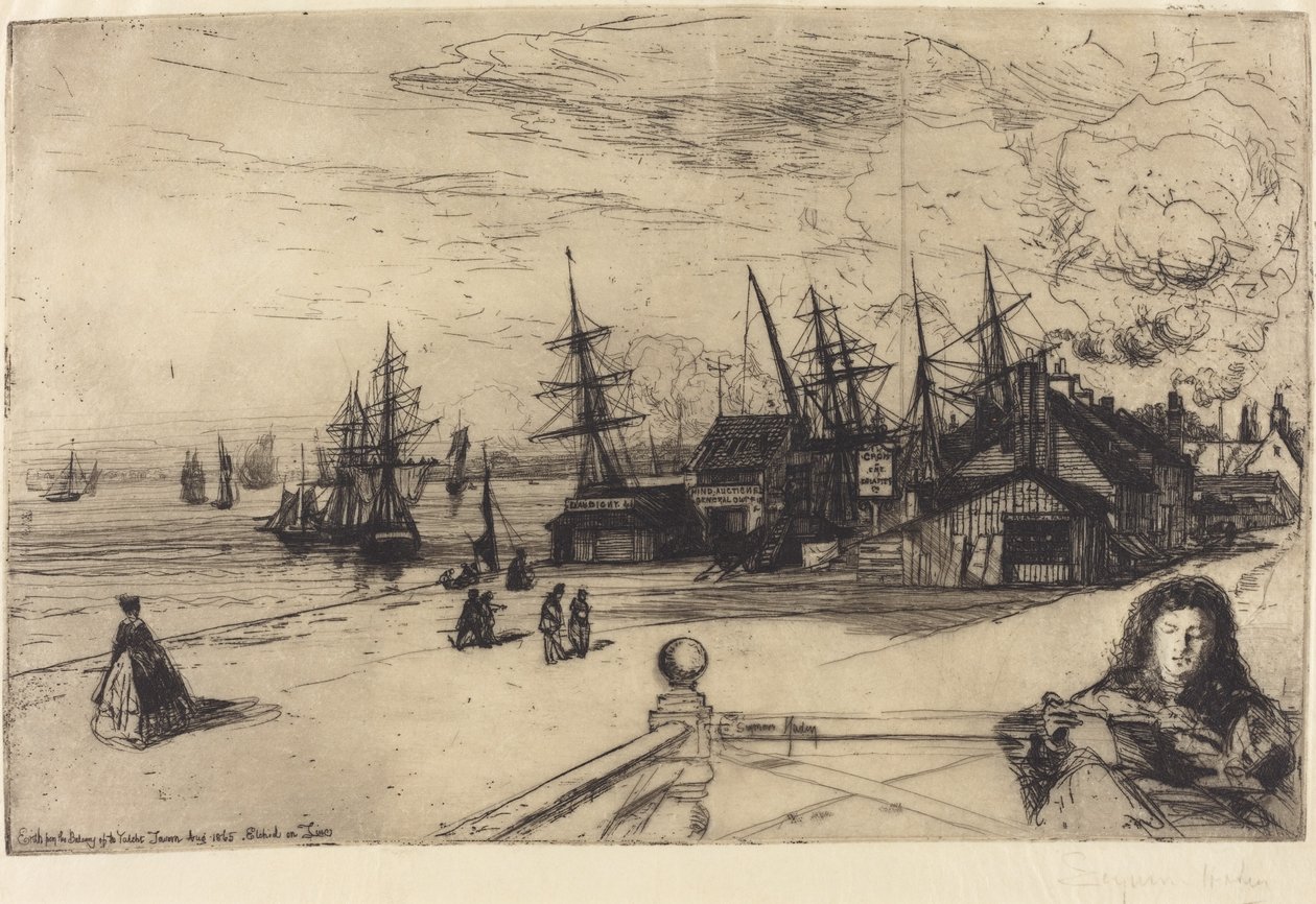 Yacht Tavern, Erith af Francis Seymour Haden