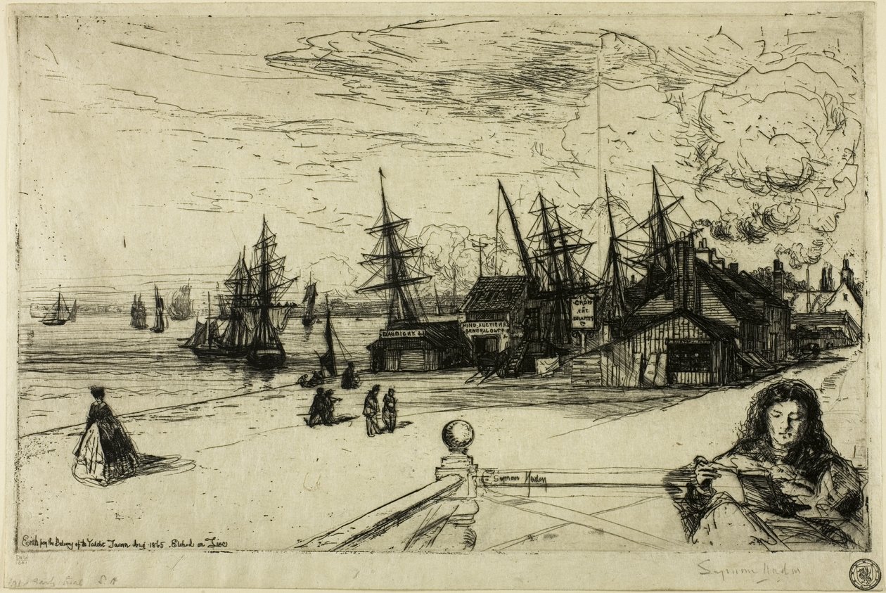 Yacht Tavern, Erith af Francis Seymour Haden