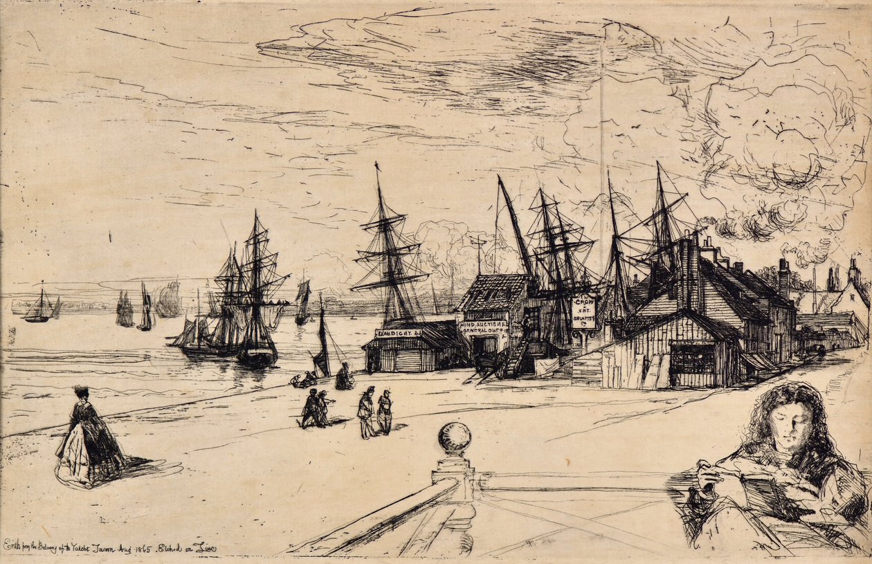 Yacht Tavern, Erith af Francis Seymour Haden