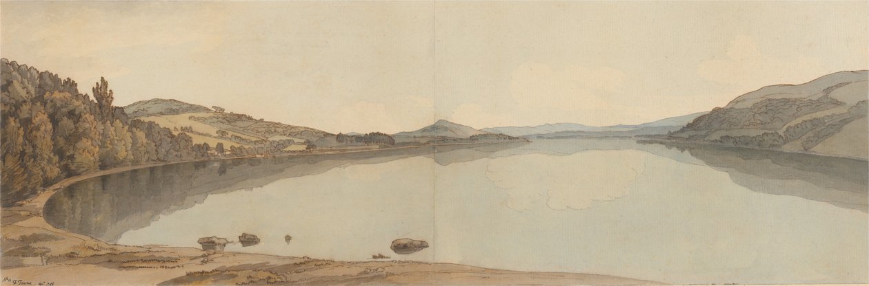 Windermere-søen af Francis Towne