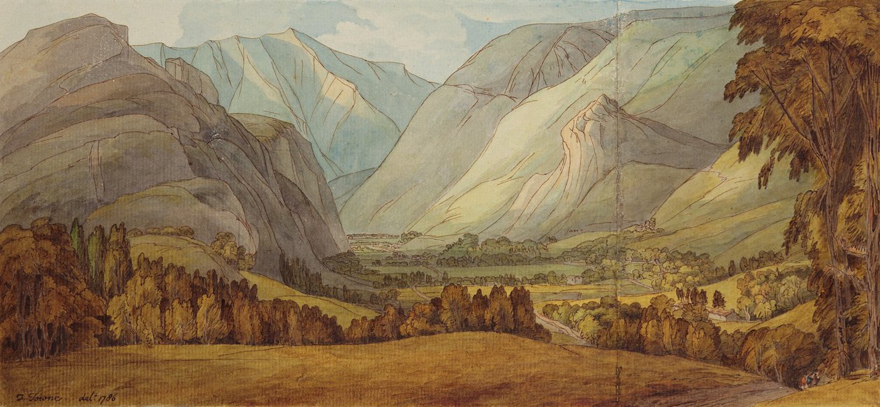 The Vale of St. John af Francis Towne