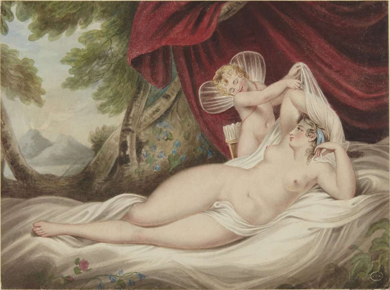 Amor afslører Venus af Francis Wheatley