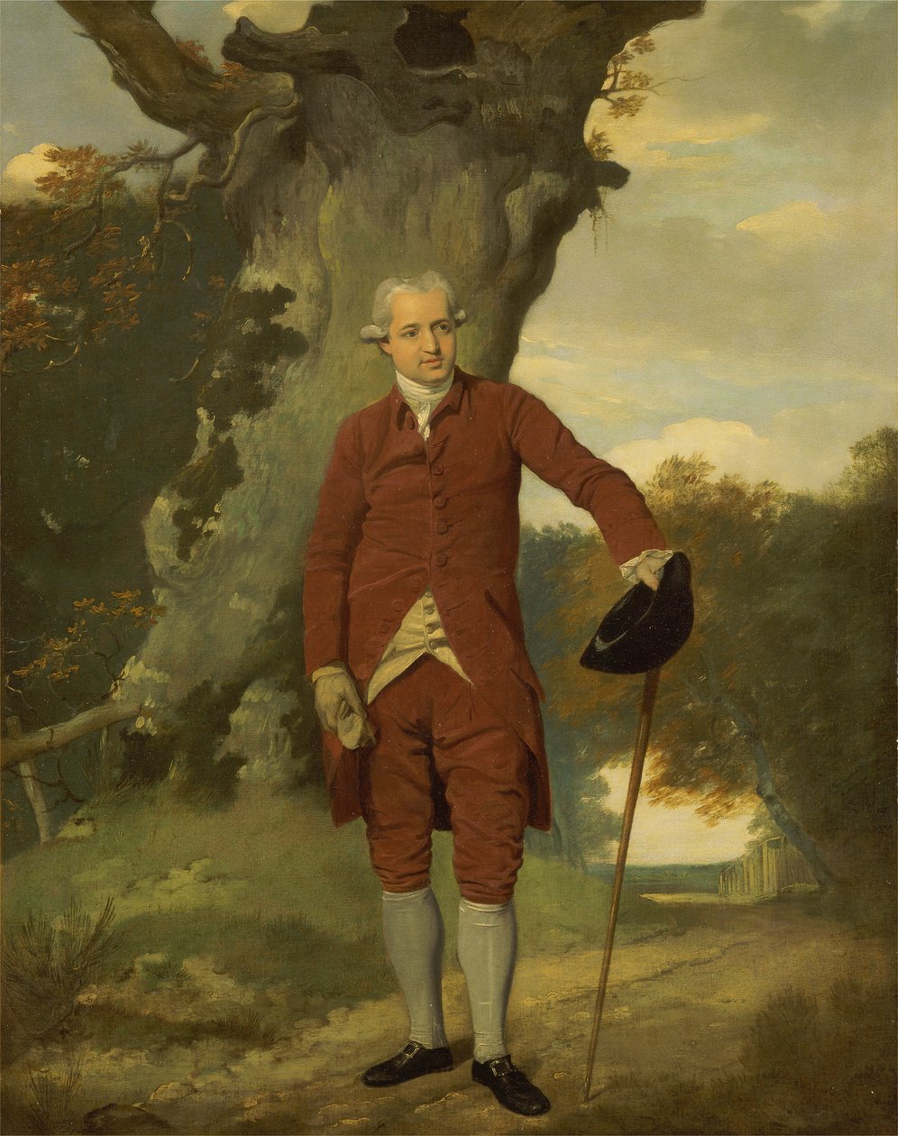 Portræt af en mand, muligvis Mr. Barclay af Francis Wheatley