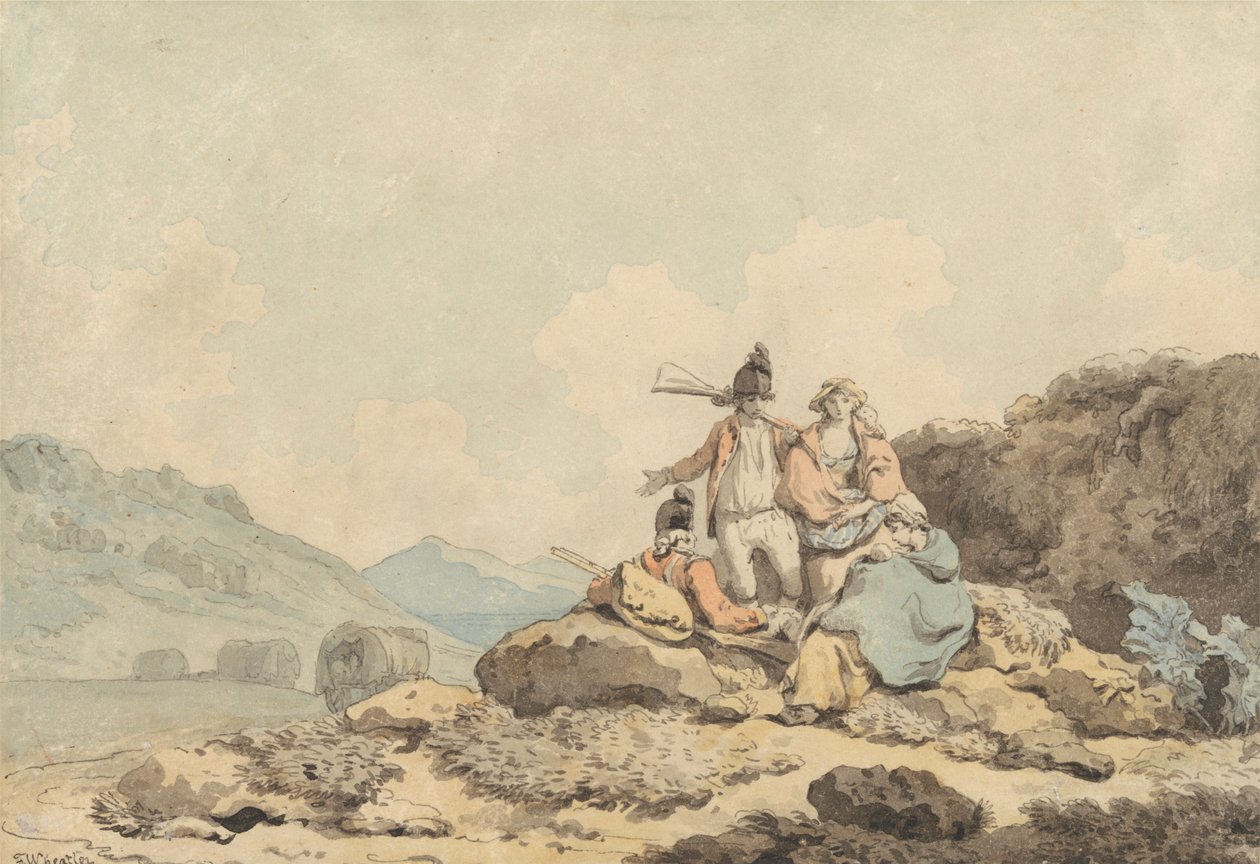 Soldater og Landskvinder af Francis Wheatley