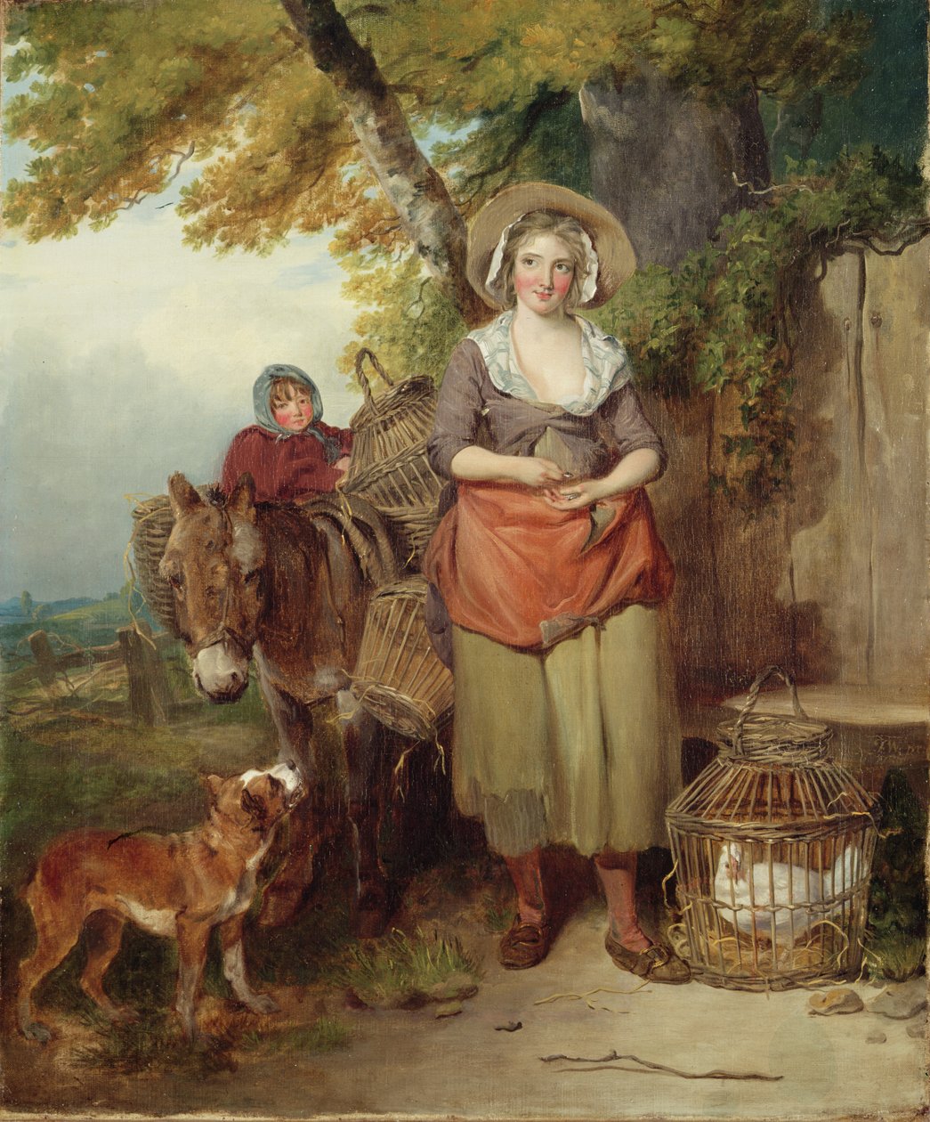 Tilbage fra markedet af Francis Wheatley