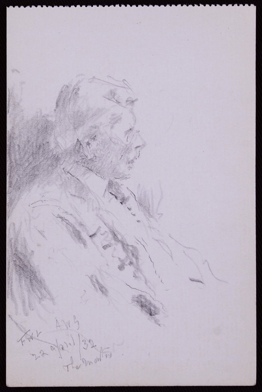 Portræt af Basil Oliver af Francis Wilfred Lawson
