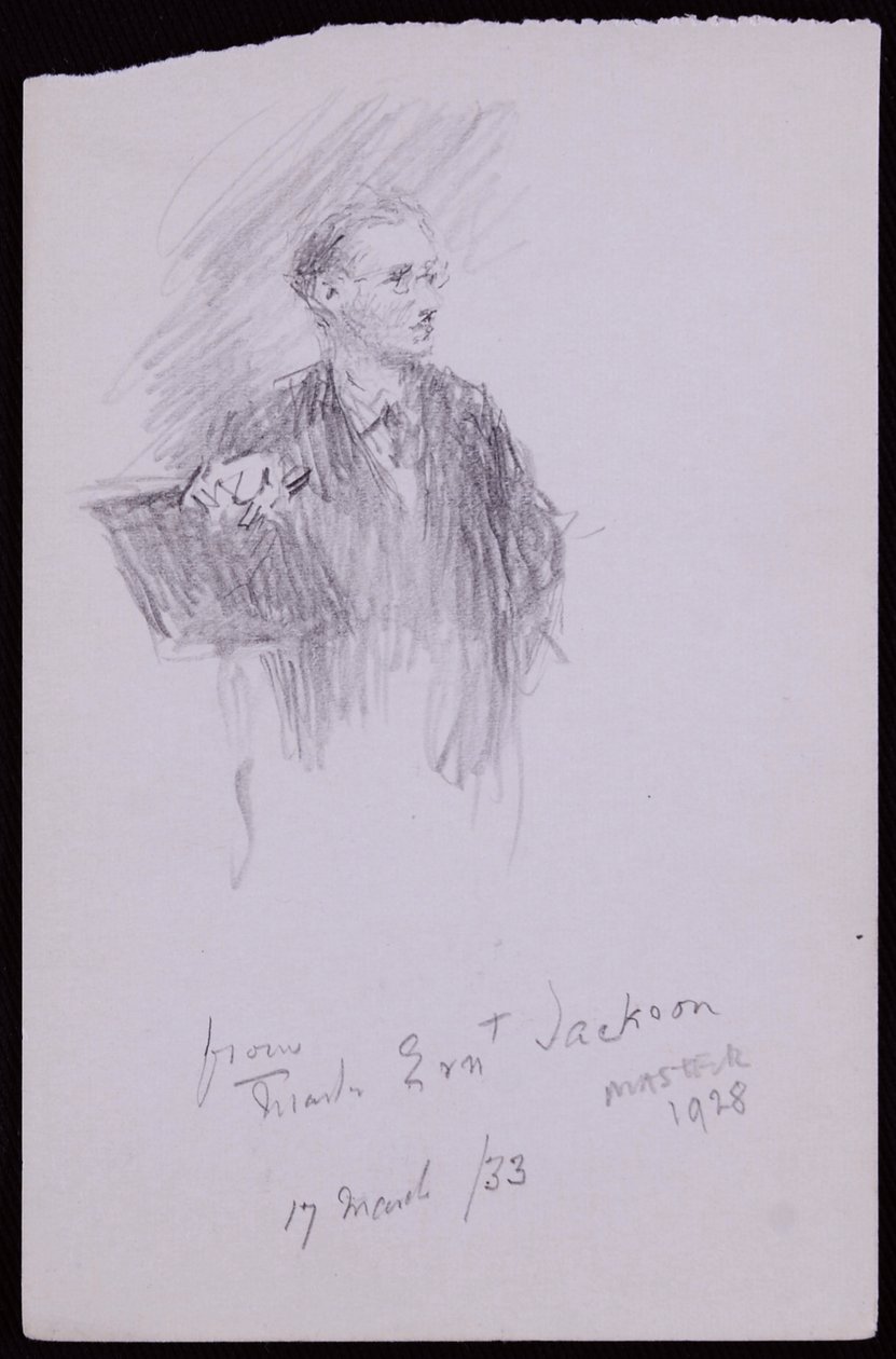 Portræt af Ernest Jackson af Francis Wilfred Lawson