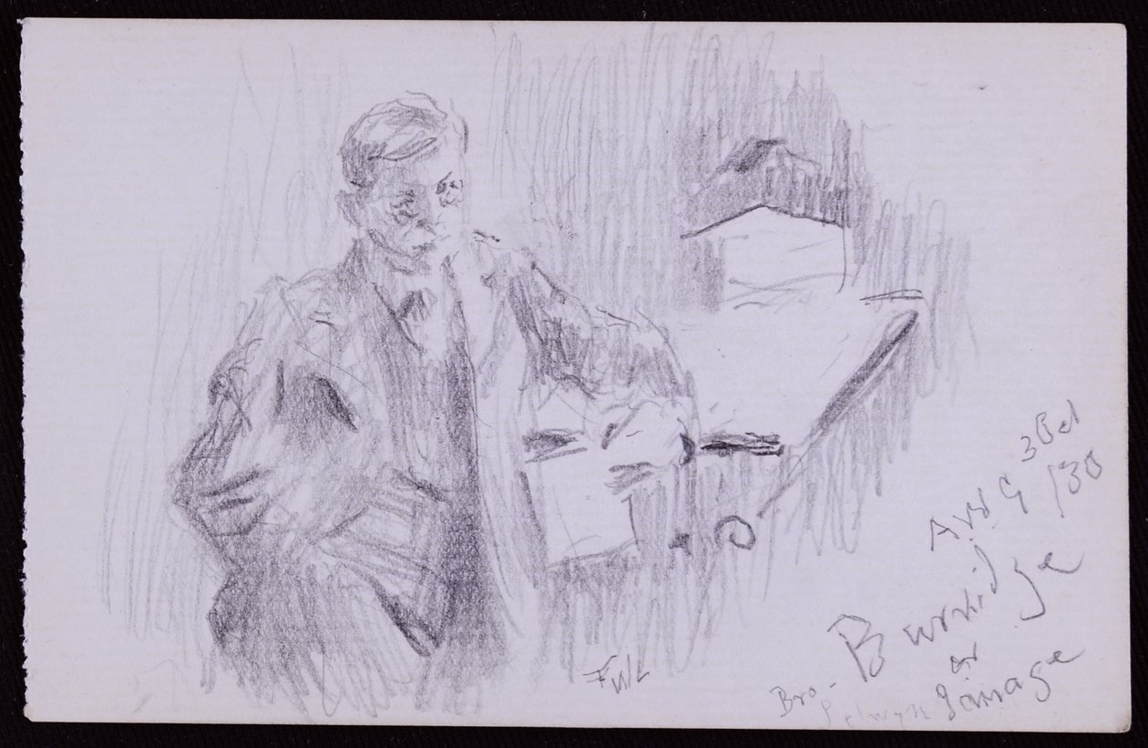 Portræt af FV Burridge af Francis Wilfred Lawson