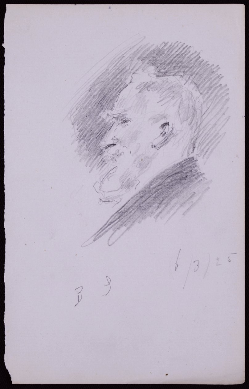 Portræt af George Bernard Shaw af Francis Wilfred Lawson