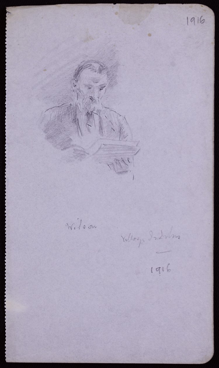 Portræt af Henry Wilson af Francis Wilfred Lawson