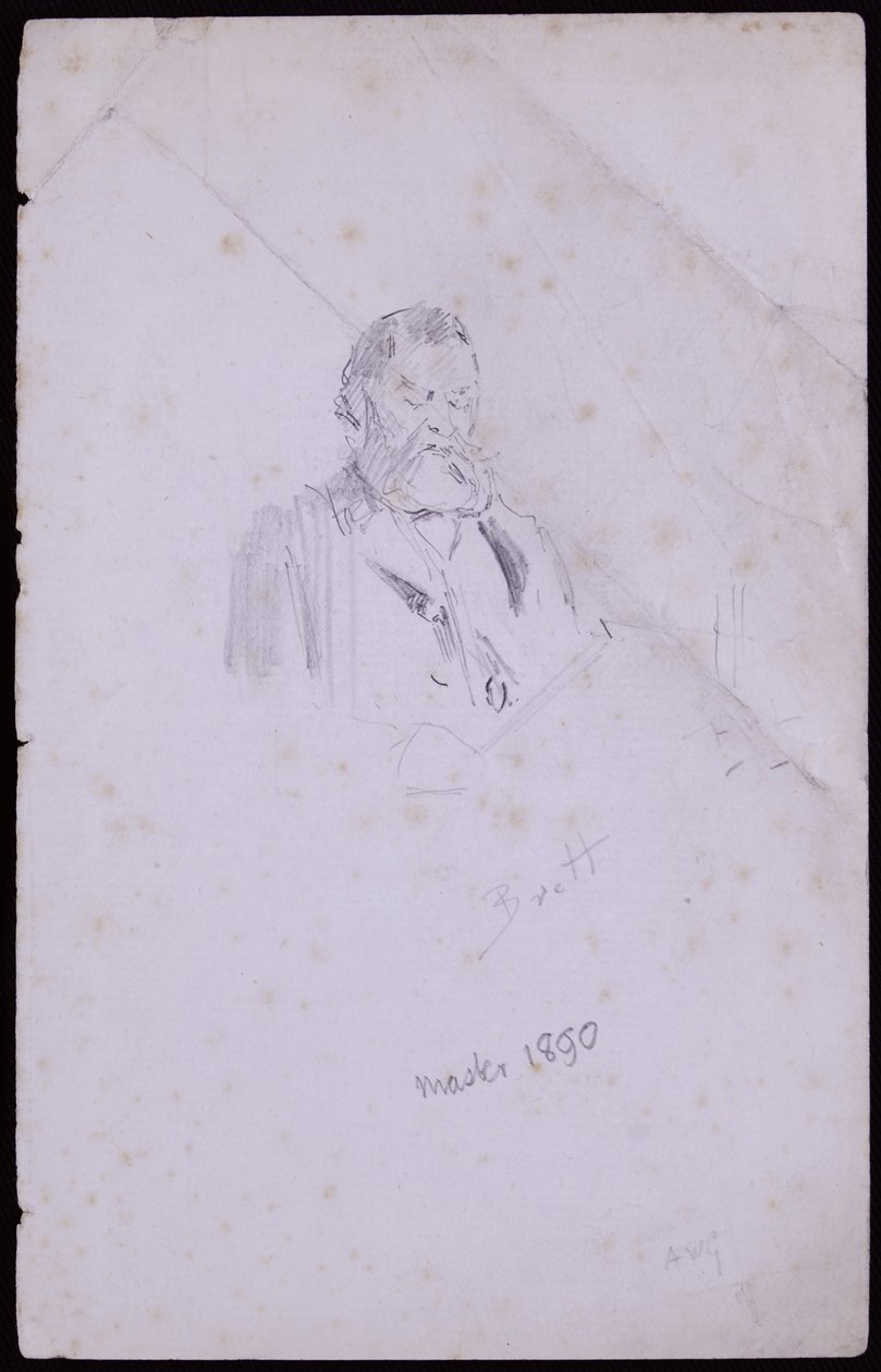Portræt af John Brett af Francis Wilfred Lawson