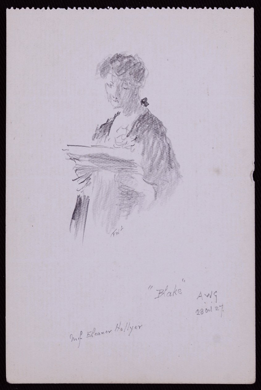 Portræt af frøken Eleanor Hellyer af Francis Wilfred Lawson