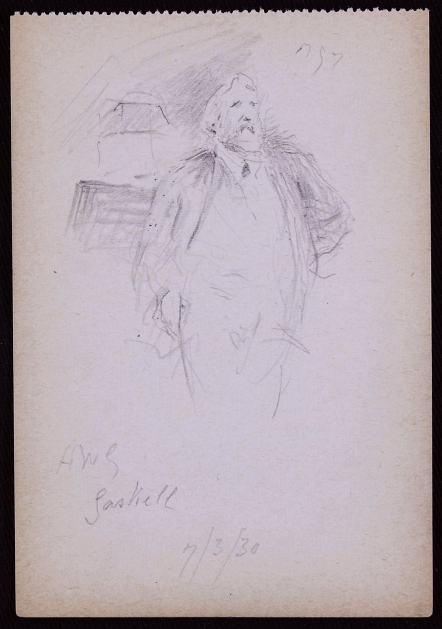 Portræt af Percival Gaskell af Francis Wilfred Lawson