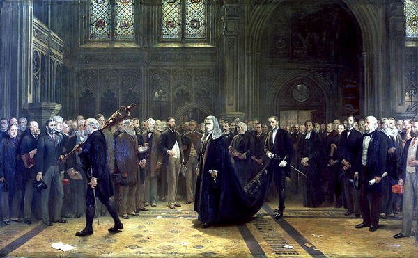 Talerens procession i 1881 af Francis Wilfred Lawson
