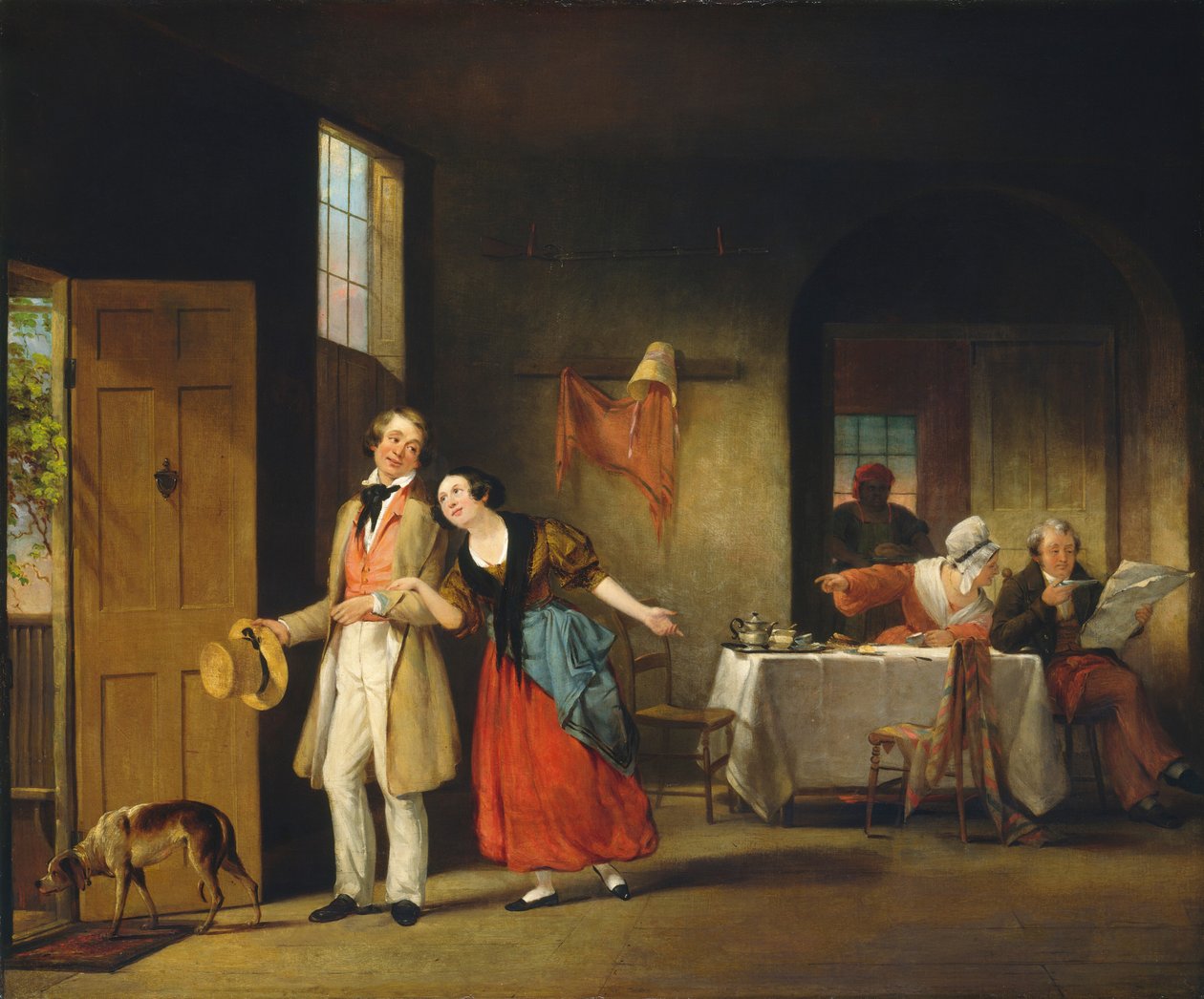 Den genert fætter af Francis William Edmonds