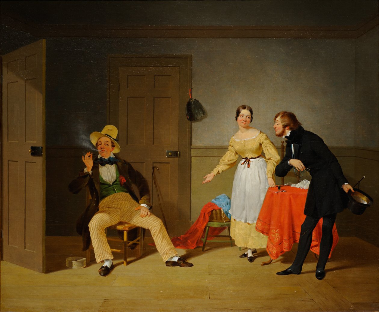 Byens og landets kavalerer af Francis William Edmonds