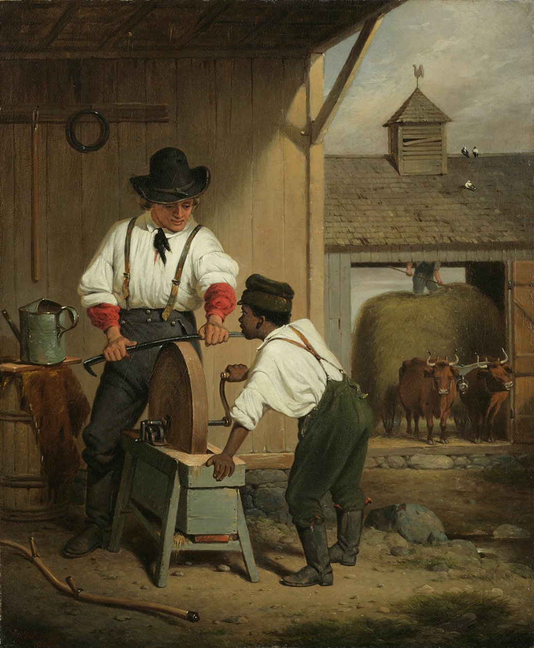 Lekværnen, 1856 af Francis William Edmonds