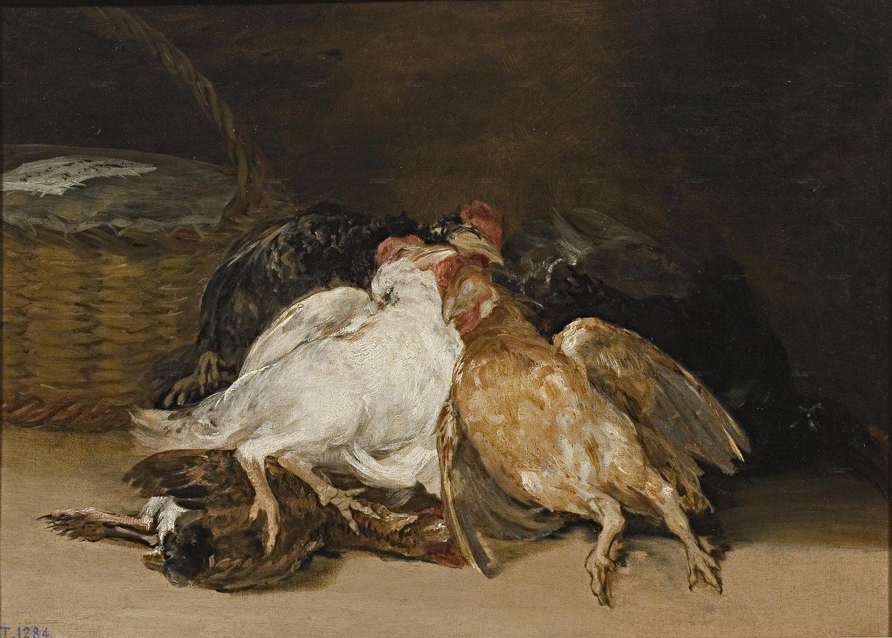 Døde fugle af Francisco de Goya
