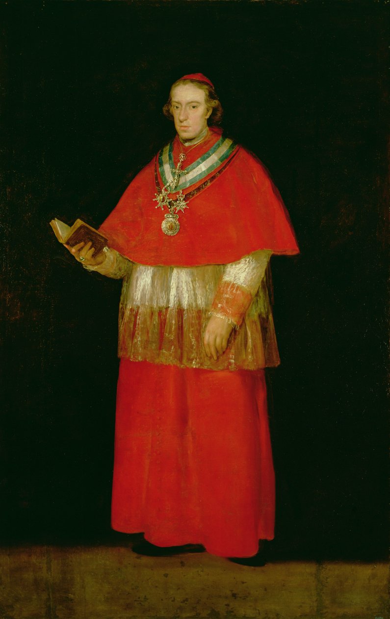 Kardinal Don Luis de Bourbon (1777-1823) ca. 1800 af Francisco de Goya