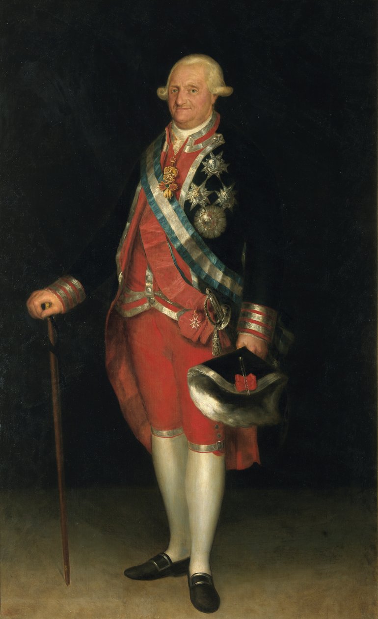 Carlos IV, konge af Spanien af Francisco de Goya