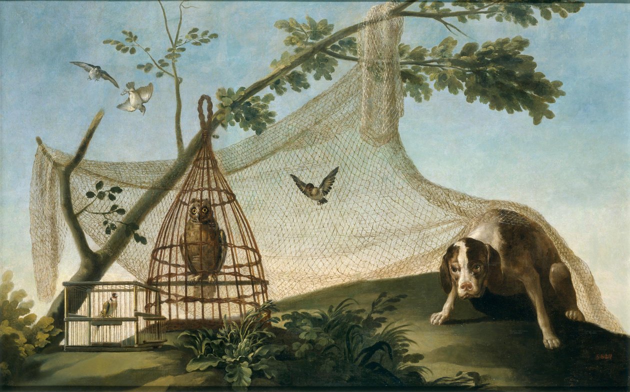 Jagt med krav af Francisco de Goya