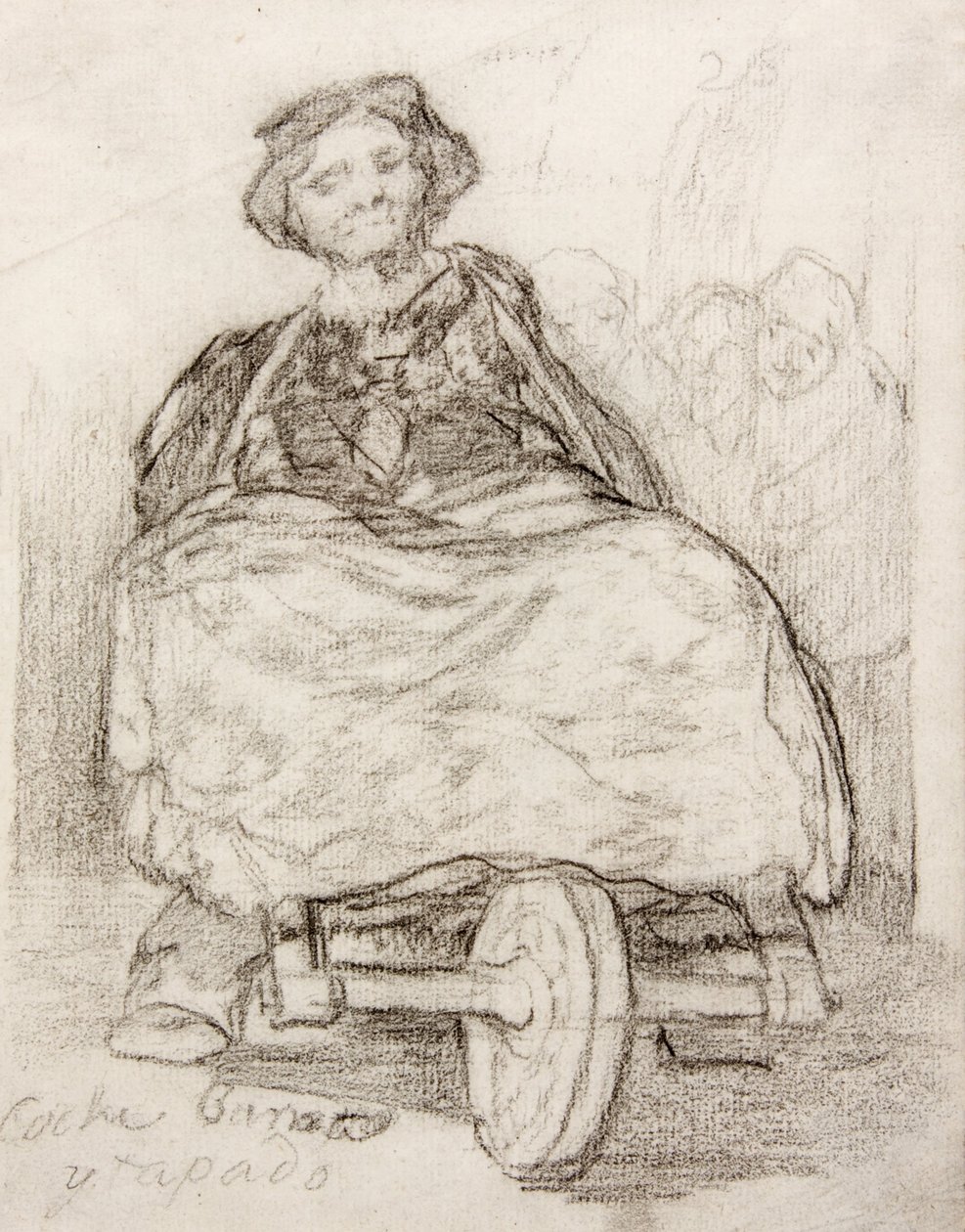 Billig dækket træner af Francisco de Goya