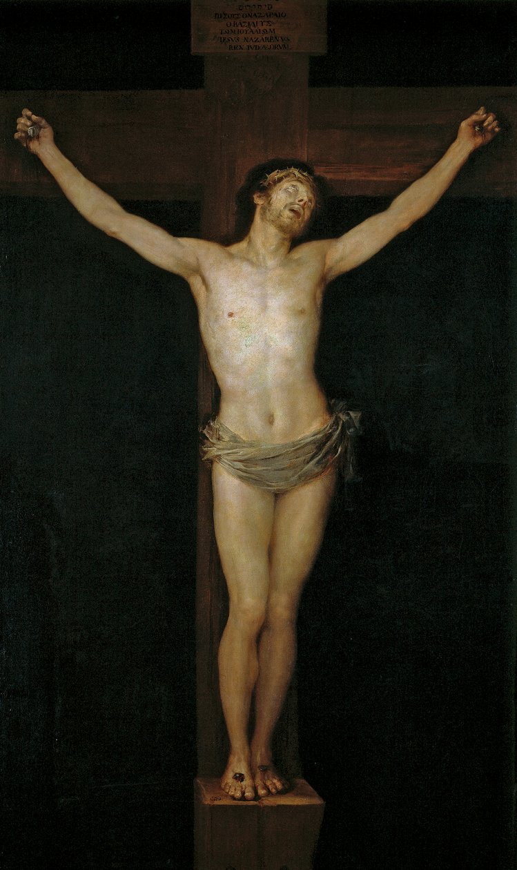 Kristus på korset af Francisco de Goya