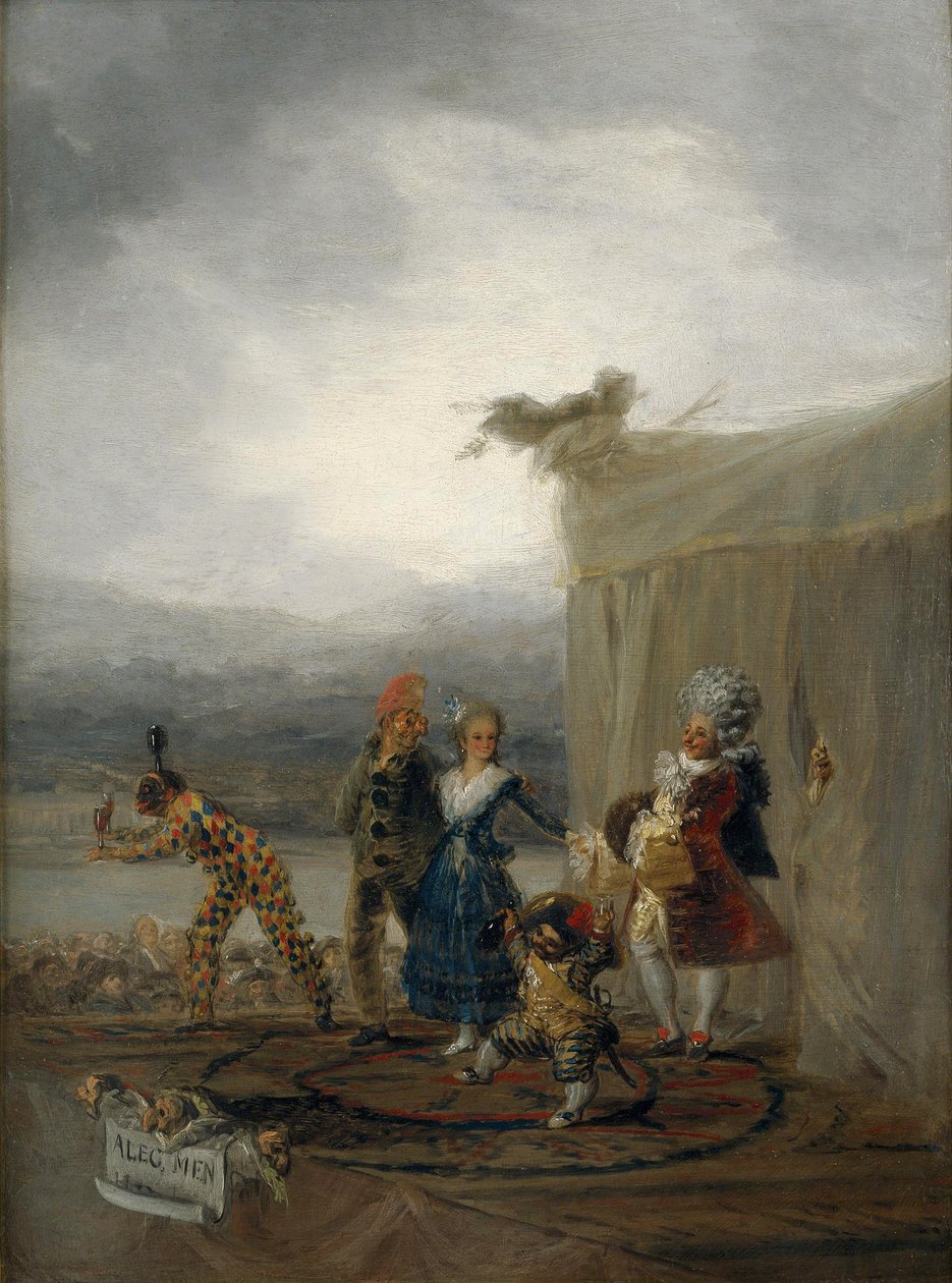 Rejsende komikere af Francisco de Goya