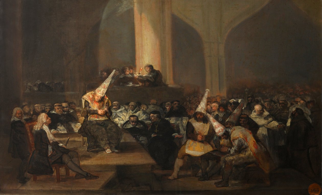 Inkvisitionsretten af Francisco de Goya