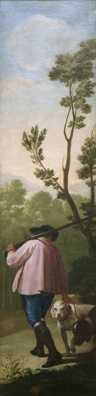 Jægeren med sine hunde af Francisco de Goya
