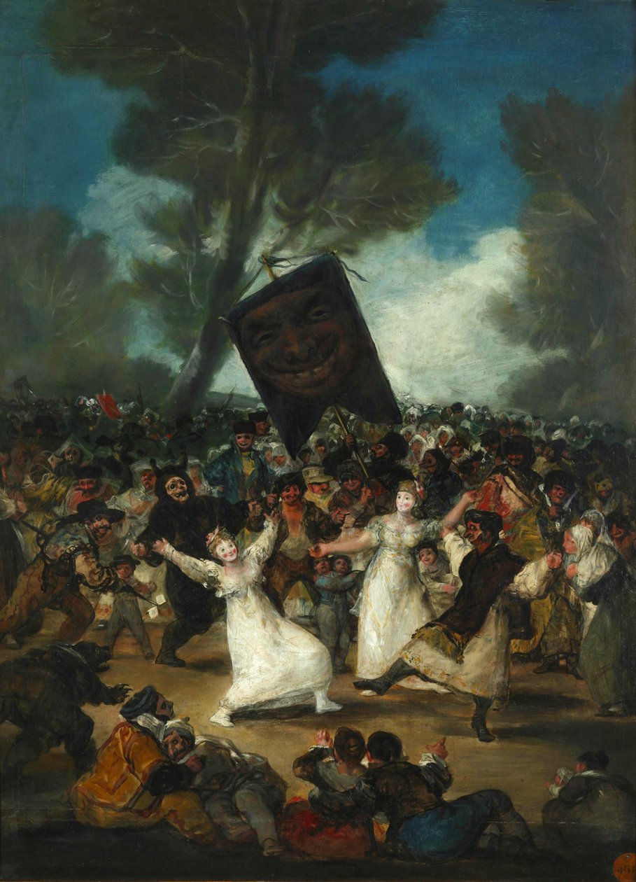 Begravelse af Sardinen af Francisco de Goya