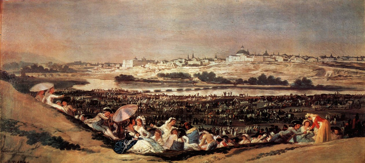 Udkast til gobeliner til at dekorere det kgl. El Pardo og El Escorial paladser af Francisco de Goya