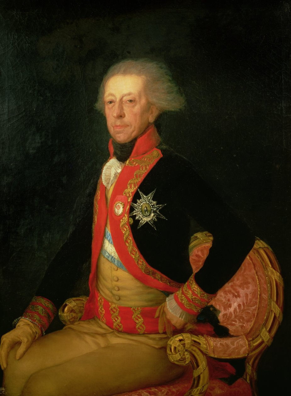 General Antonio Ricardos (1727-94) c.1793-94 af Francisco de Goya