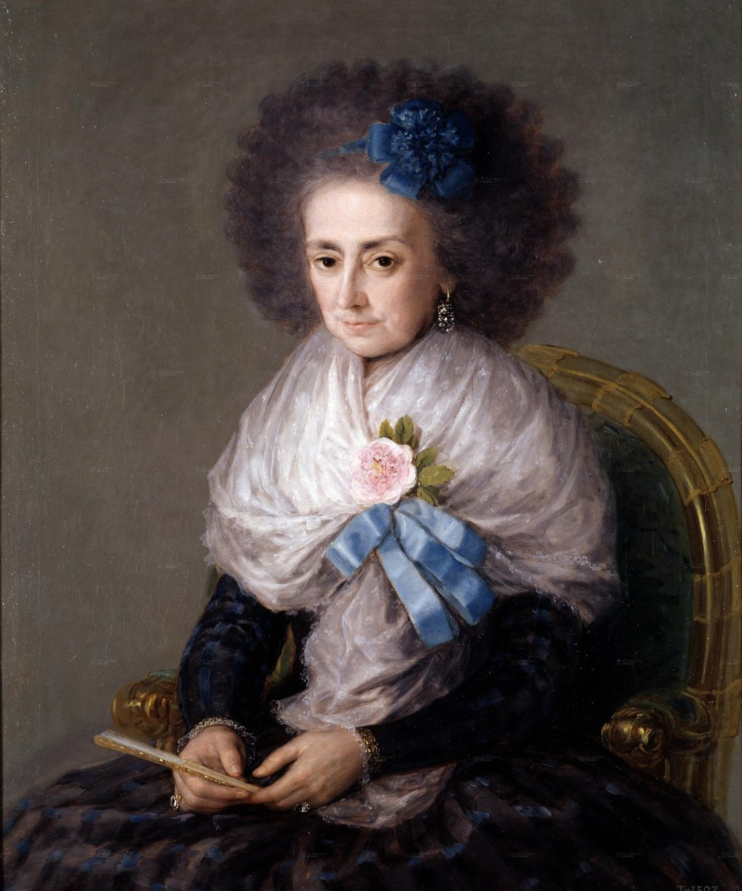 Enken marcheinde i Villafranca af Francisco de Goya