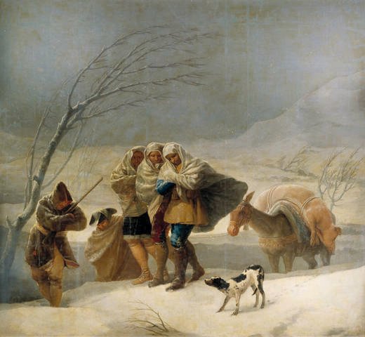 Snefald af Francisco de Goya