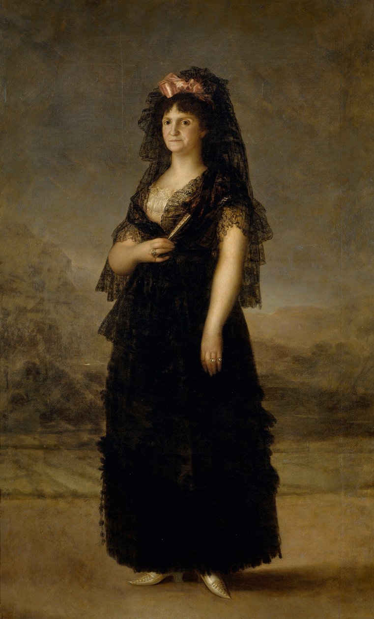 Maria Luisa fra Bourbon-Parma af Francisco de Goya