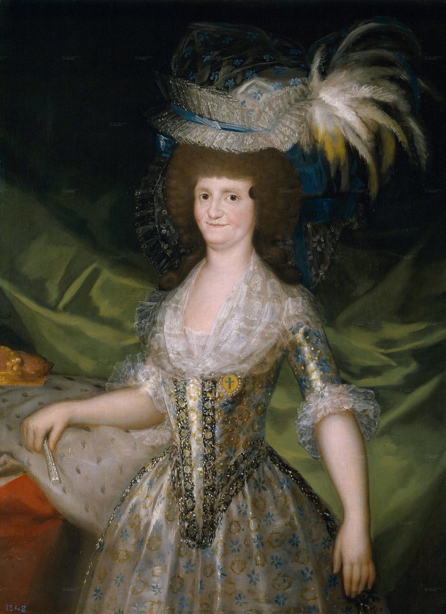 Maria Luisa fra Parma af Francisco de Goya