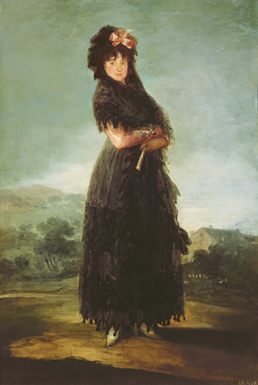 Mariana Waldstein, ca.1797-1800 af Francisco de Goya