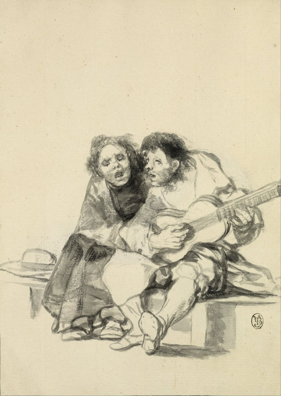 Muy accordes (De er meget i harmoni) af Francisco de Goya