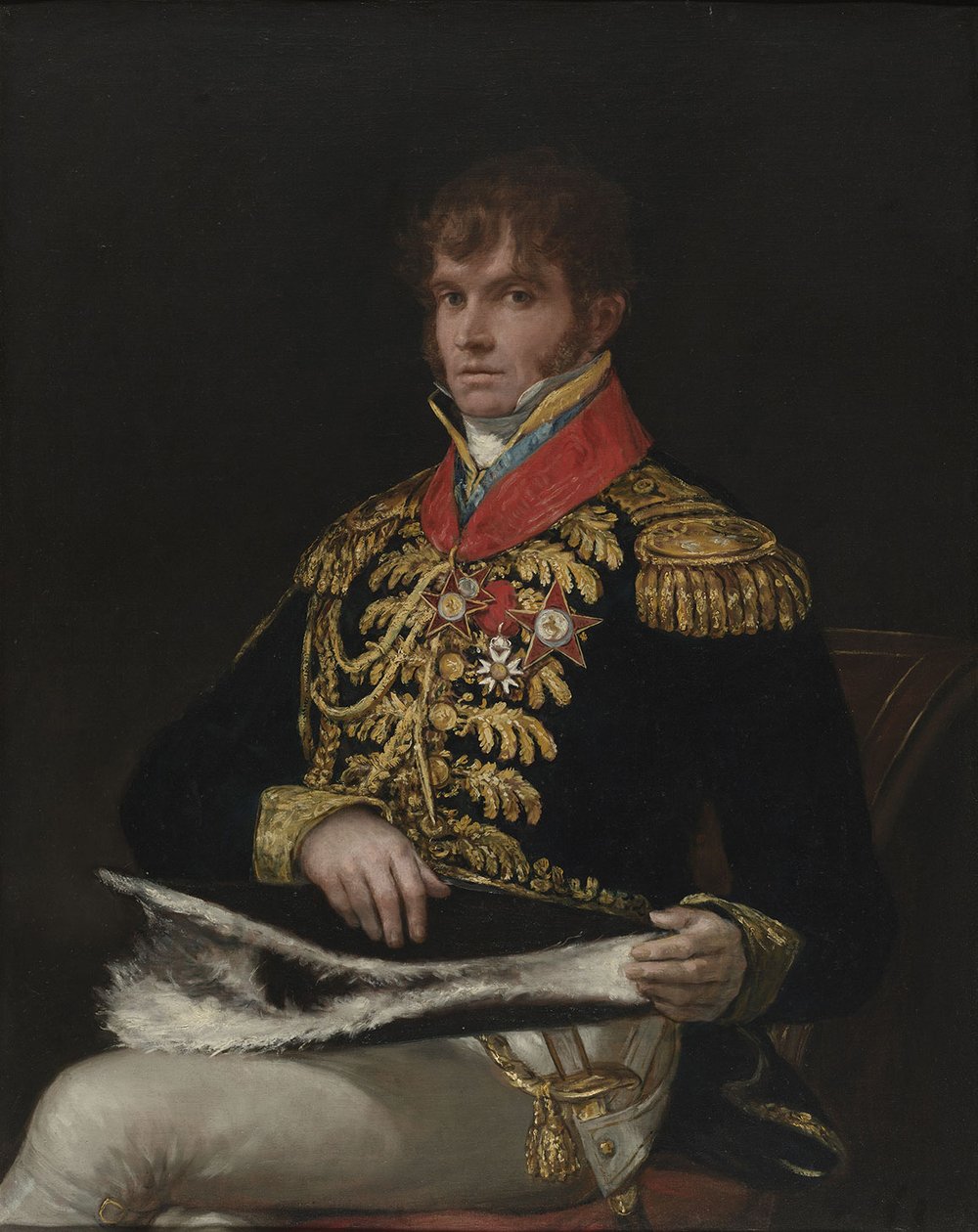 Nicolas Guye med Royal Order of Spain af Francisco de Goya