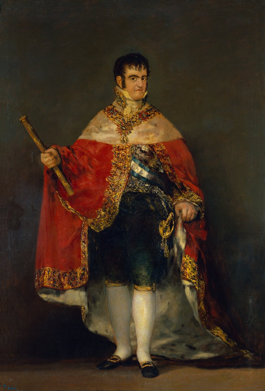 Portræt af Ferdinand VII (1784-1833) 1814 af Francisco de Goya