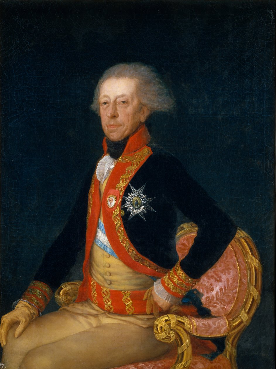 Portræt af general Antonio Ricardos af Francisco de Goya
