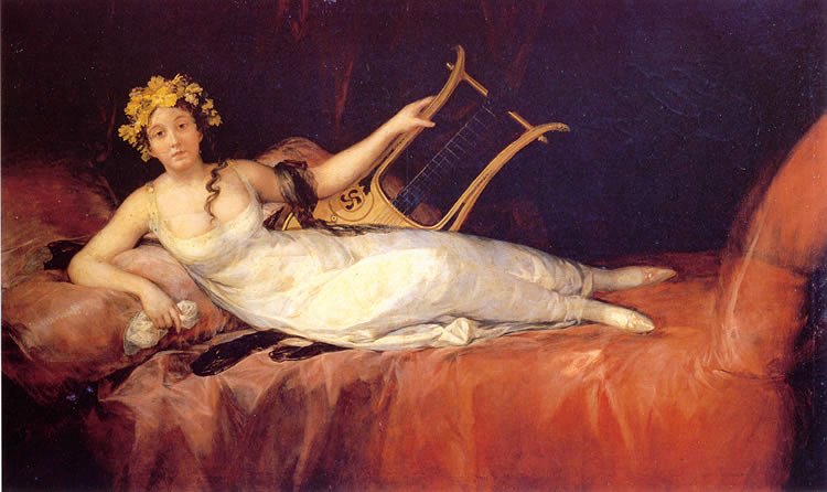 Portræt af Joaquina Téllez-Girón af Francisco de Goya