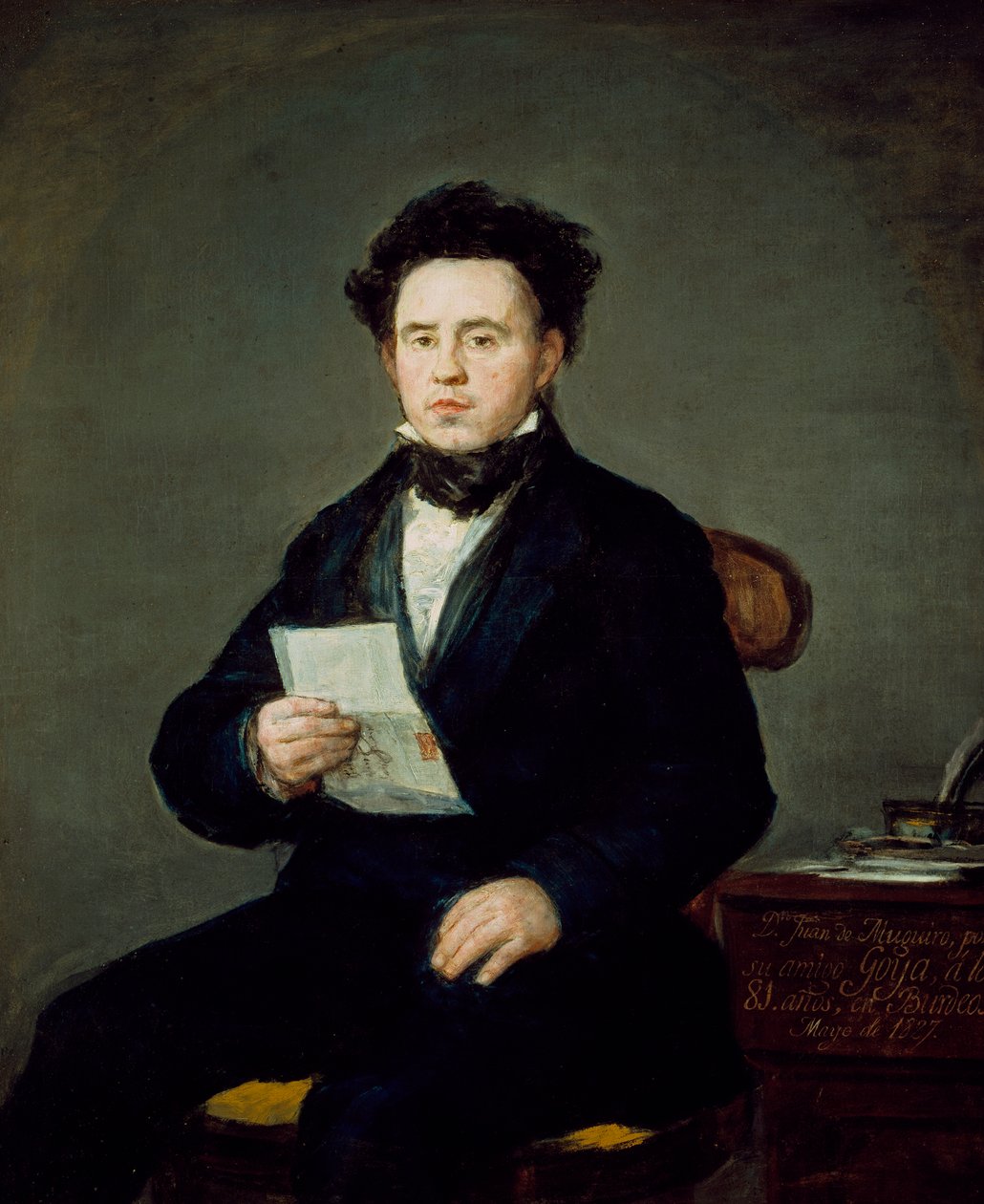 Portræt af Juan Bautista de Muguiro af Francisco de Goya