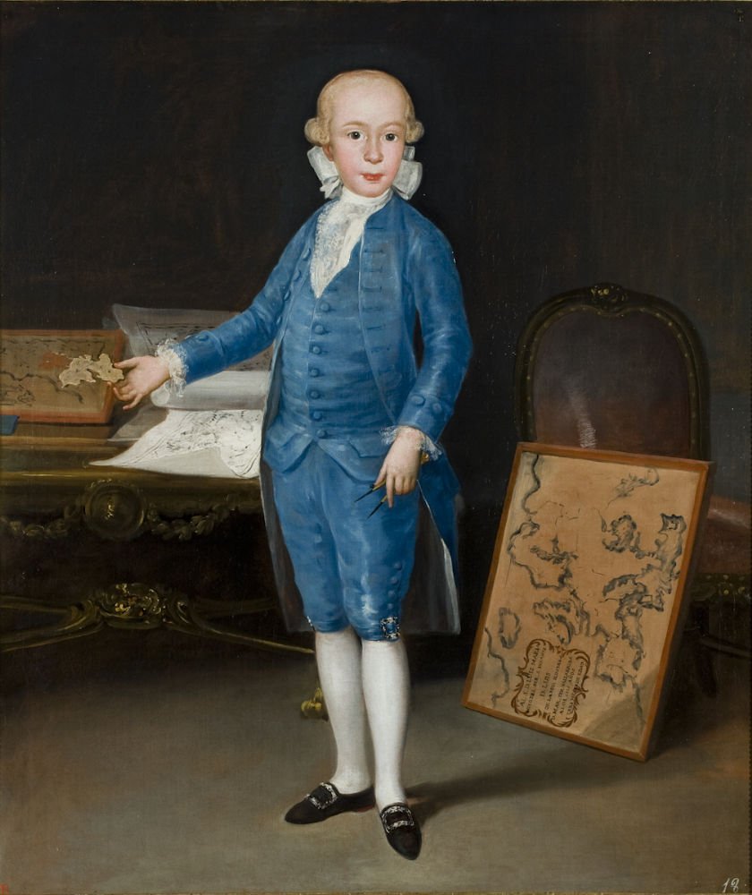 Portræt af Luis María de Borbón y Vallabriga af Francisco de Goya