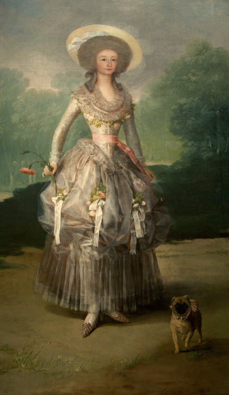 Portræt af María Ana de Pontejos y Sandoval af Francisco de Goya