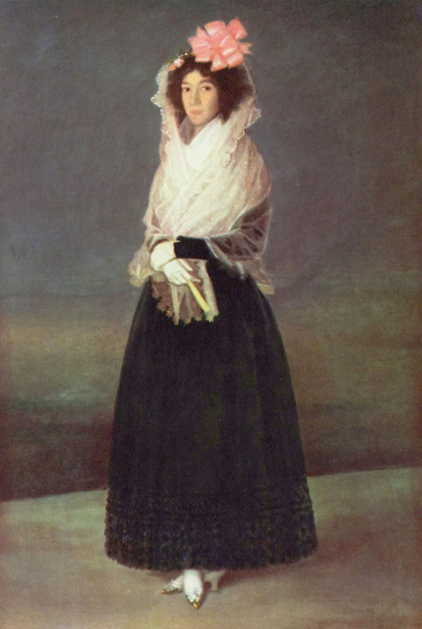 Portræt af María Rita de Barrenechea y Morante af Francisco de Goya