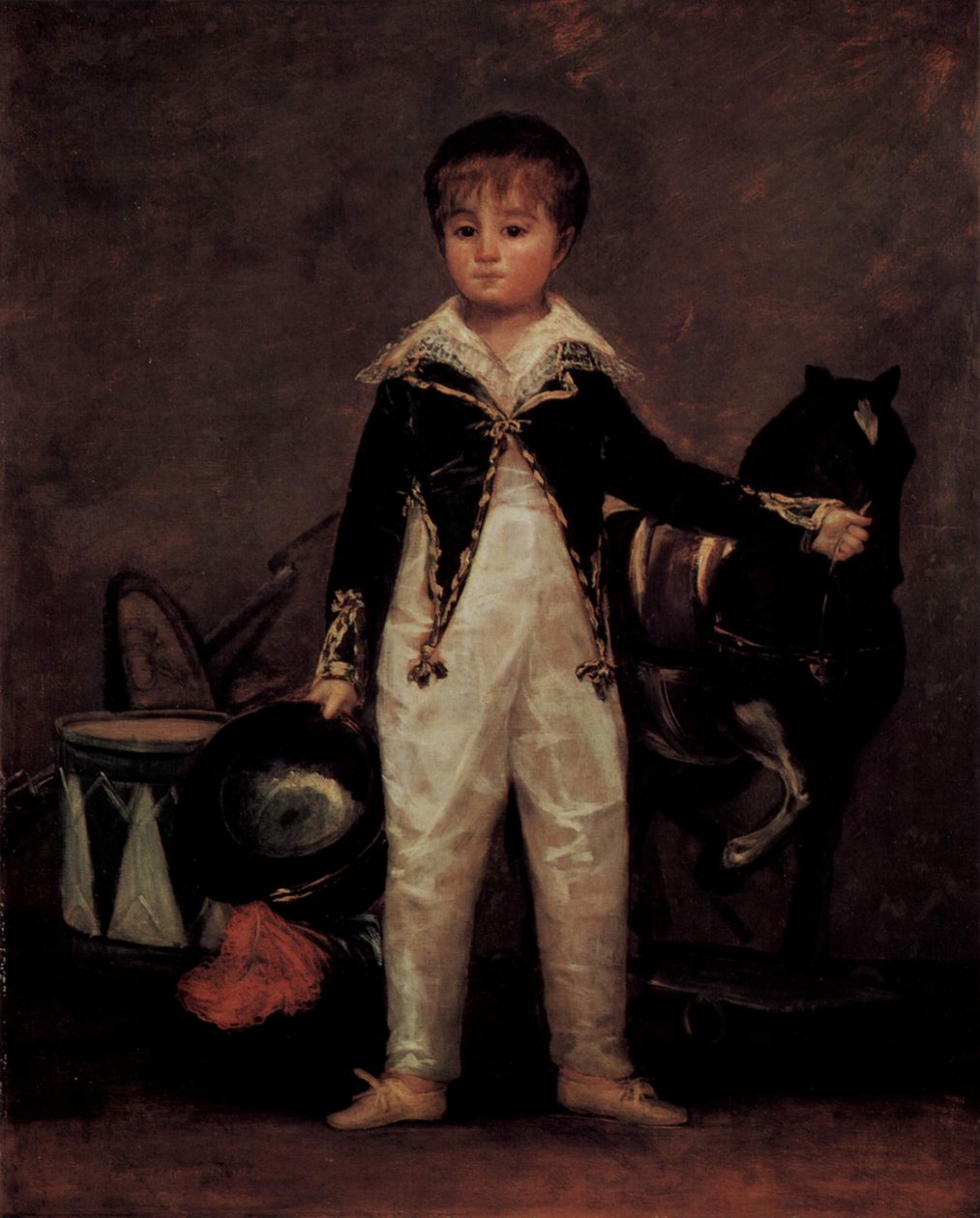Portræt af Pepito Costa og Bonelis af Francisco de Goya