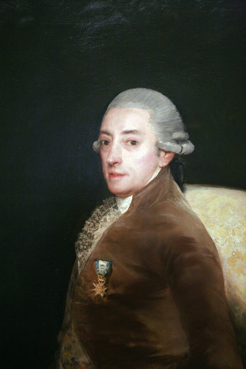 Portræt af Don Bernardo de Iriarte af Francisco de Goya